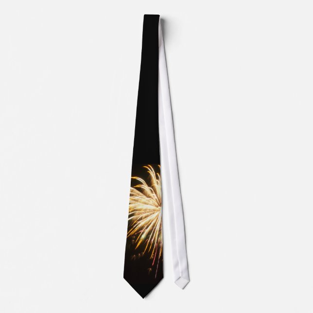 New Year's Firecracker Men's Tie (Front)