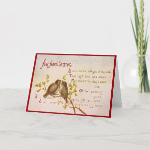 New Year's Greeting Holiday Card