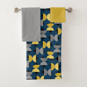 New Year's Herringbone  Bath Towel Set