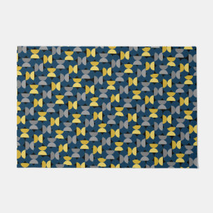 New Year's Herringbone Doormat