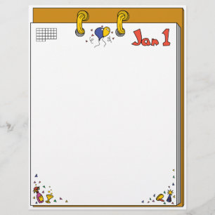 New Year's Letterhead