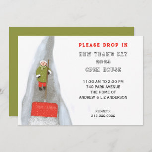 New Year's Party Open House Invitation