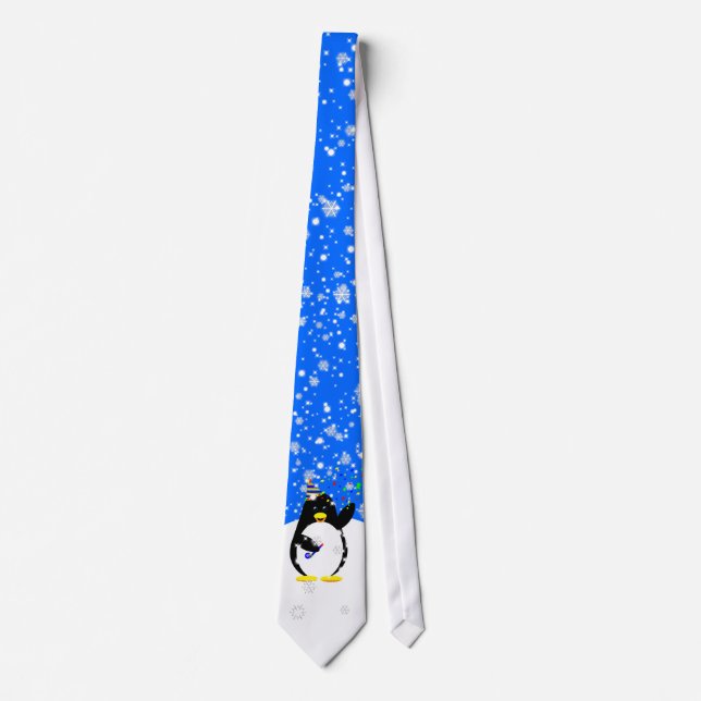 New Year's Penguin Tie (Front)