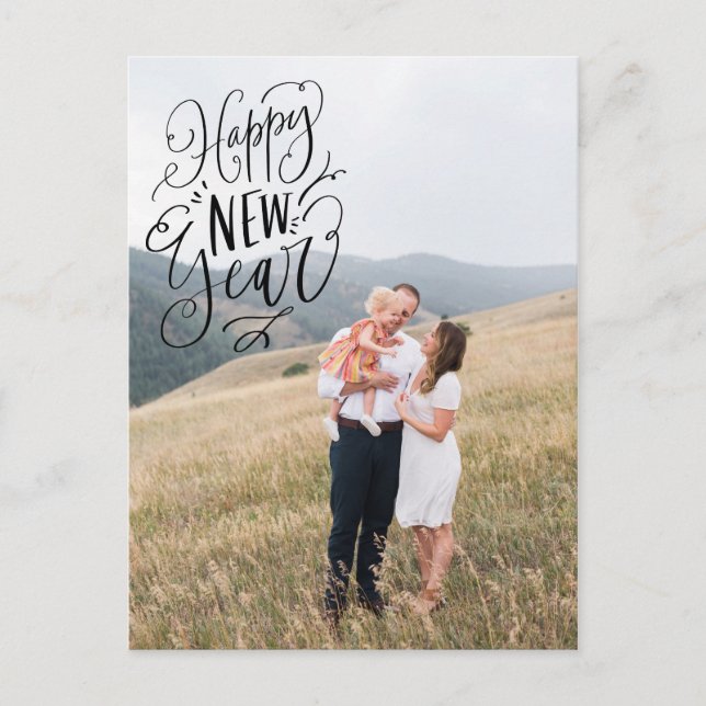 New Years Photo Post Card (Front)