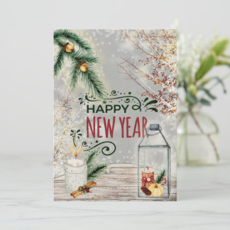 New Year's postcard