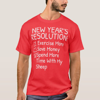 New Years Resolution for Sheep Lover T-Shirt