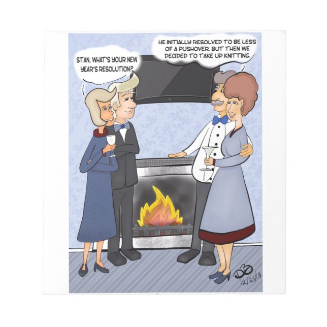 New Years Resolution Notepad (Front)