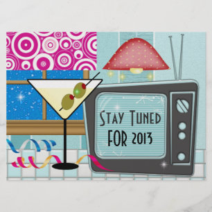 New Year's Retro Rockin'  - SRF Invitation