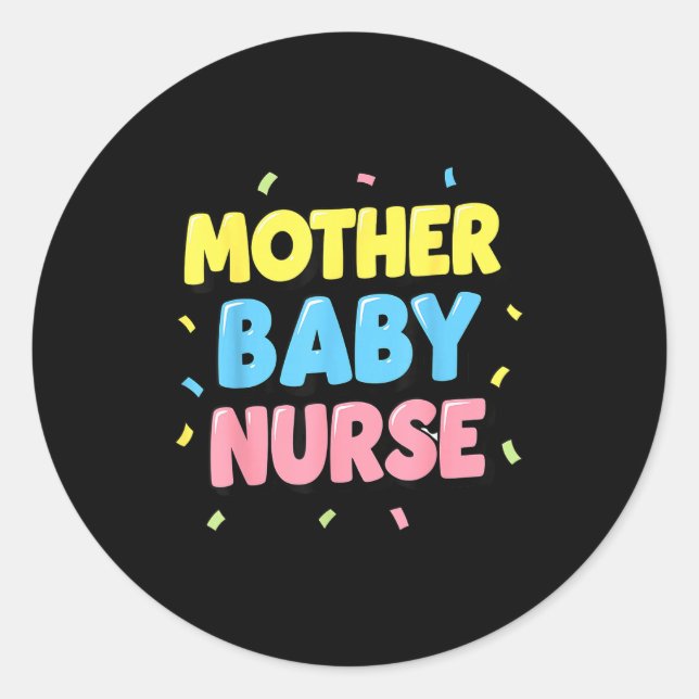 New Years Shirt, Nurse Png Bottles For The New Yea Classic Round Sticker (Front)