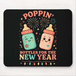 New Years Shirt, Nurse Png Bottles For The New Yea Mouse Pad