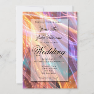 New Years Sparkle Celebration Wedding Announcement