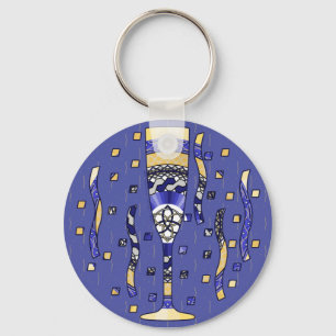 New Year's Toast Keychain