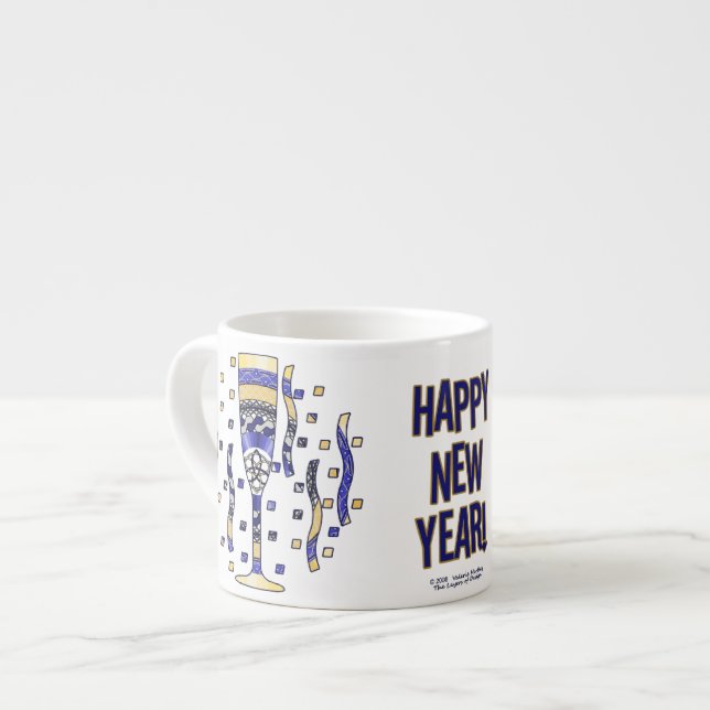 New Year's Toast Speciality Mug (Front Left)