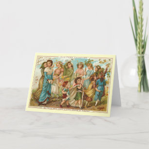 New Years Vintage Greetings Card