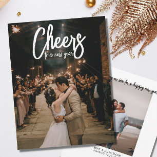 New Years Wedding Announcement Photo