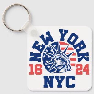 New York 1624 Key Ring