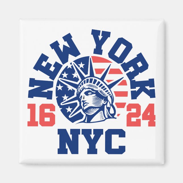 New York 1624 Magnet (Front)