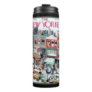 New York 1939 Daily Life Thermal Tumbler