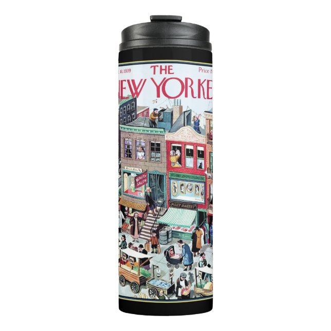 New York 1939 Daily Life Thermal Tumbler (Front)