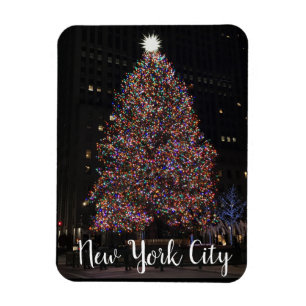 New York 2018 Rockefeller Centre Christmas Tree Magnet
