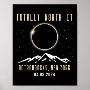New York 2024 Total Solar Eclipse  Poster