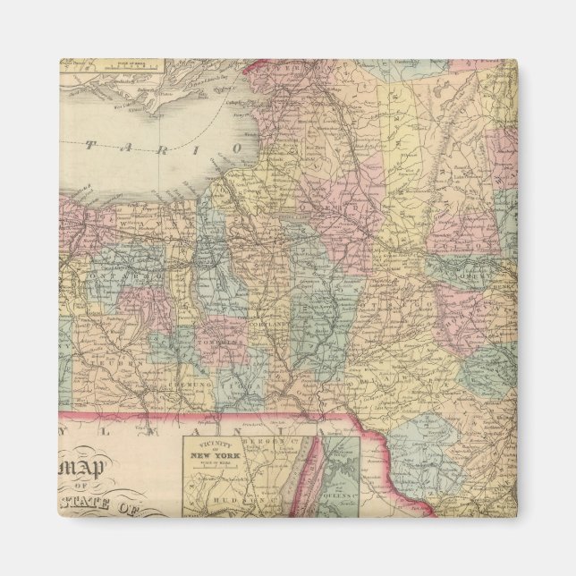 New York 2 Magnet (Front)