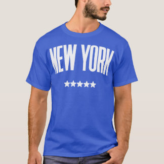 New York 5 Minimalist Text TShirt