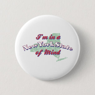 New York 6 Cm Round Badge