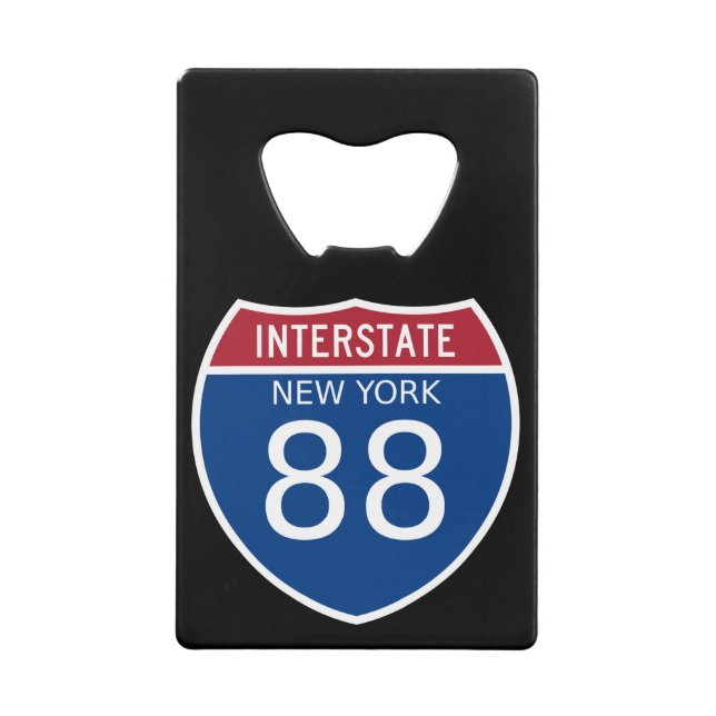 New York 88 Interstate Sign (Front)
