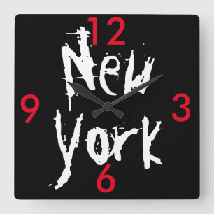 New York Acrylic Wall Clock