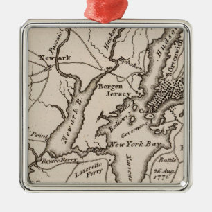 New York and New Jersey Region Metal Tree Decoration