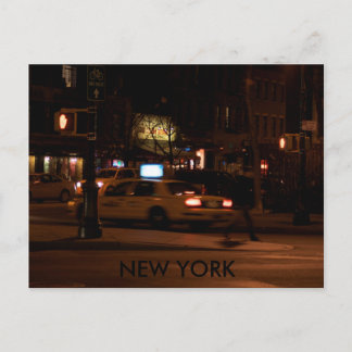 NEW YORK at night Postcard