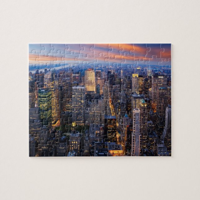 New York at Night Puzzle (Horizontal)