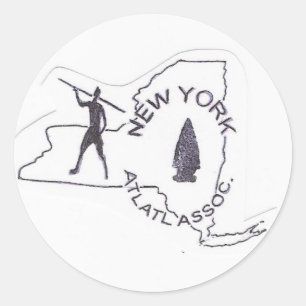 New York atlatl stickers