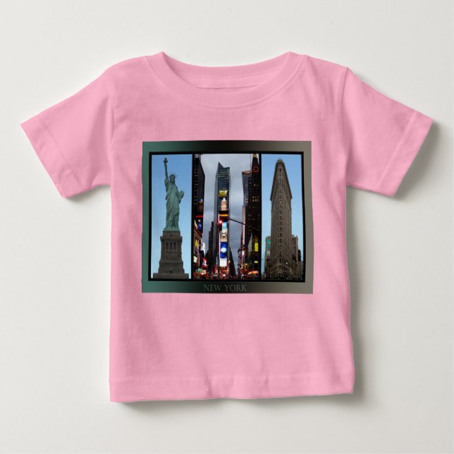 New York Baby Creeper Organic New York Souvenir (Front)