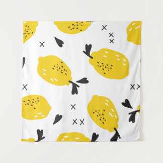 New York background pattern with color cut out pap Tapestry