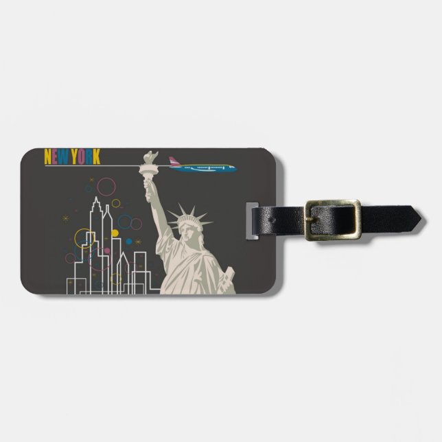 New York Bag Tag (Front Horizontal)
