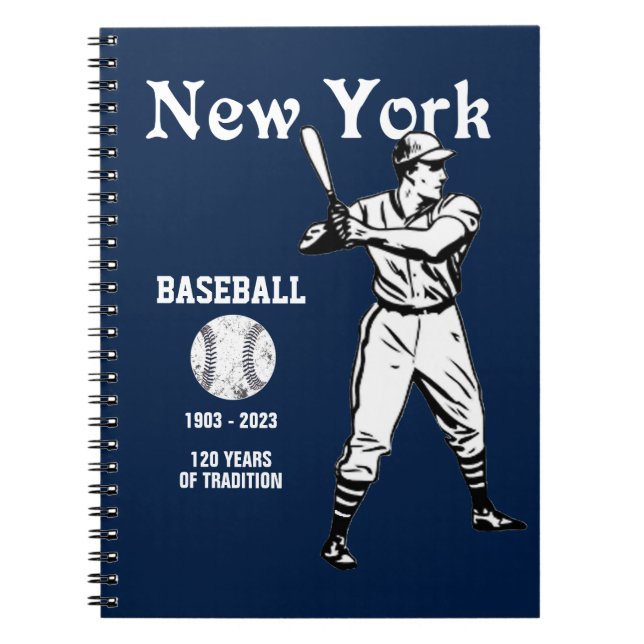 New York Baseball - 2023 Retro  Notebook (Front)