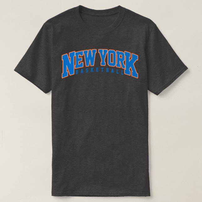 New York Basketball Varsity T-Shirt (Design Front)