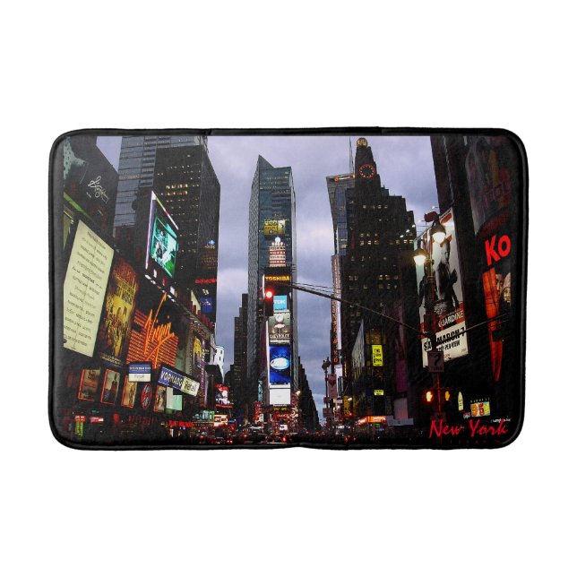 New York Bath Souvenirs Times Square  Mat (Front)