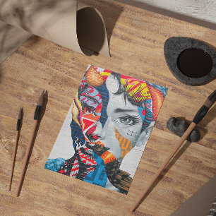 New York Beauty Postcard - Stunning Woman's Portra