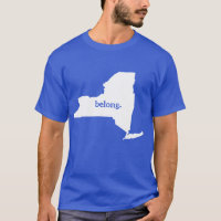 New York Belong State Map