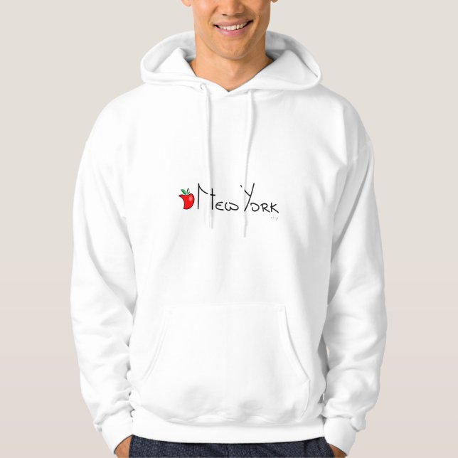 New York Big Apple Love Cool Hoodie (Front)