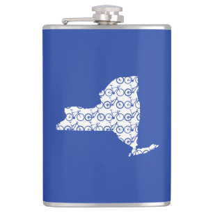 New York Bike Hip Flask