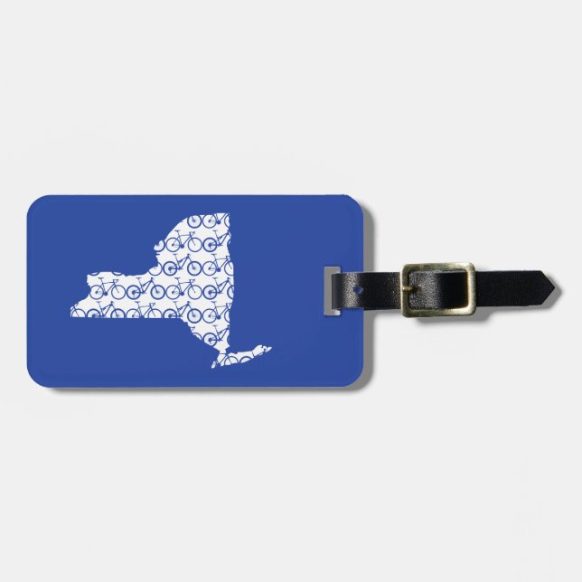 New York Bike Luggage Tag (Front Horizontal)