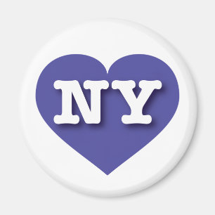 New York Blue Heart - Big Love Magnet