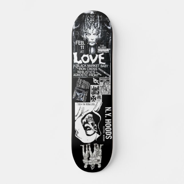 NEW YORK BOARDCORE 0 SKATEBOARD (Front)
