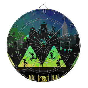 New York Boogie Nights Dartboard