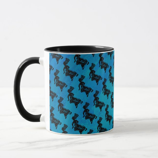 New York Boogie Nights Drum Blue Mug (Left)