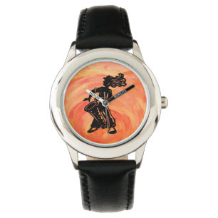 New York Boogie Nights Drum Orange Watch